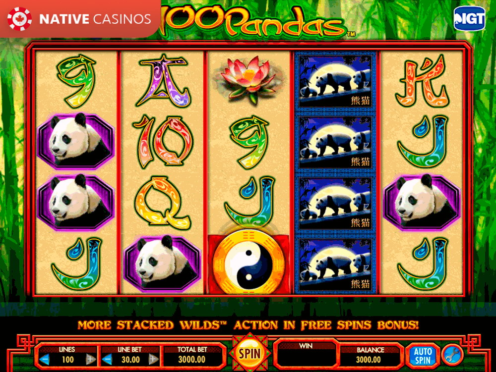 Play 100 Pandas By IGT