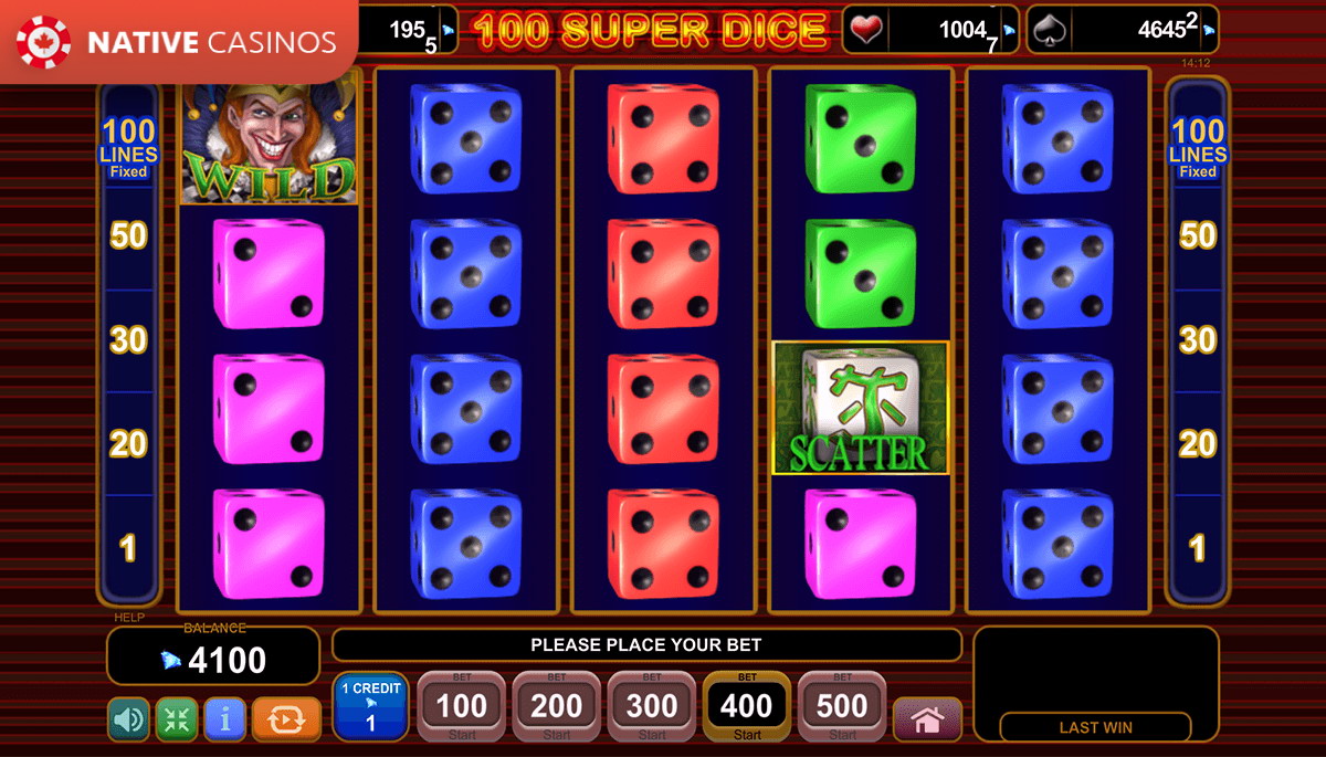 Play 100 Super Dice By EGT
