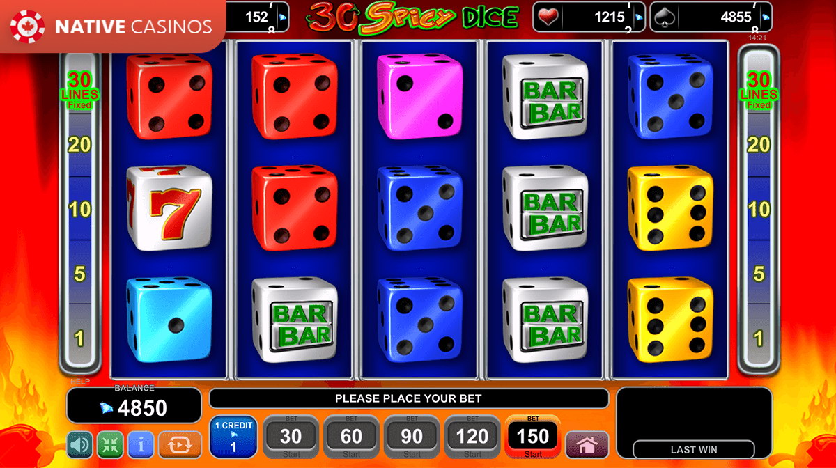 30 Spicy Dice Games Slots Machine