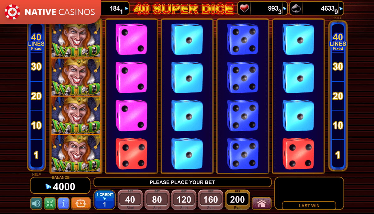 Play 40 Super Dice By EGT