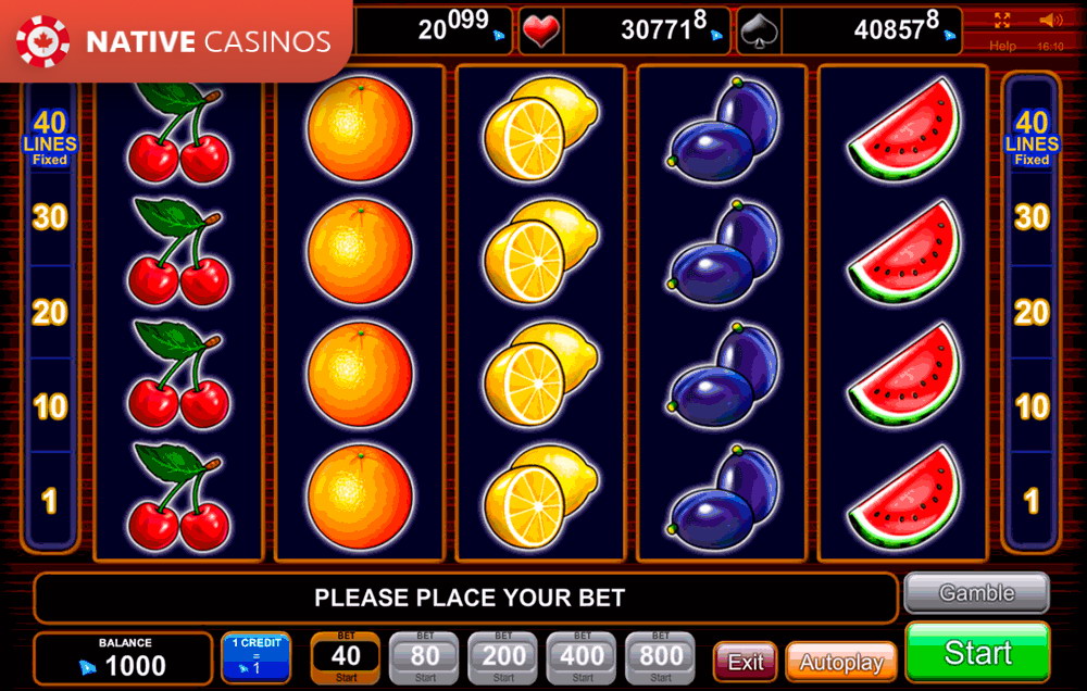 Play 40 Super Hot Slot Game by EGT For Free