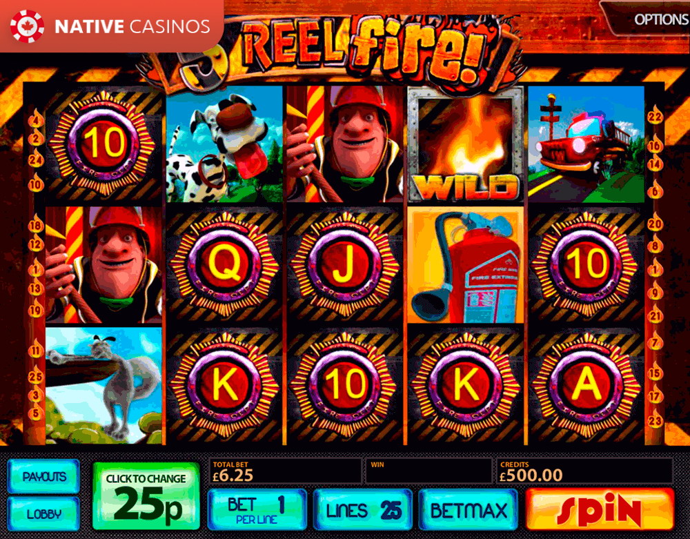 Play 5-Reel Fire By MultiSlot