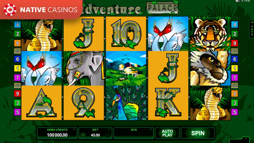 Play Adventure Palace Slots by Microgaming For Free