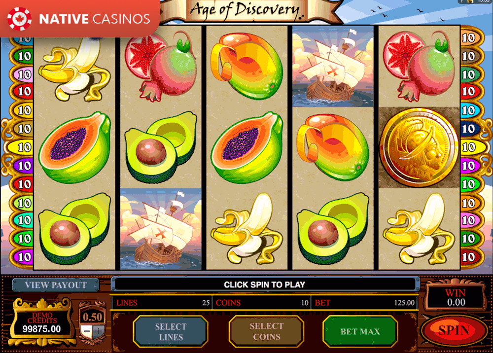 Play Age of Discovery by Microgaming