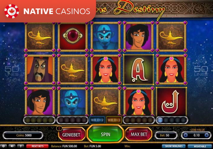 Play Aladdin’s Destiny By 1X2gaming