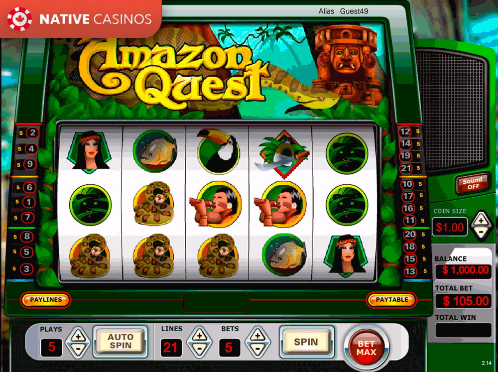 Play Amazon Quest By Vista Gaming