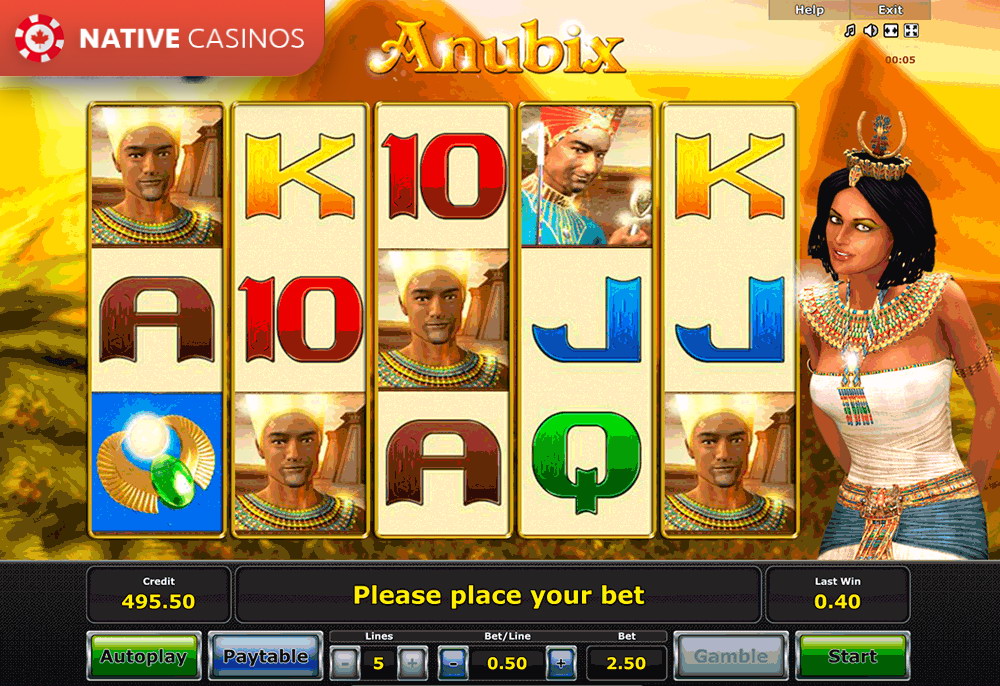 Play Anubix By Novomatic Info