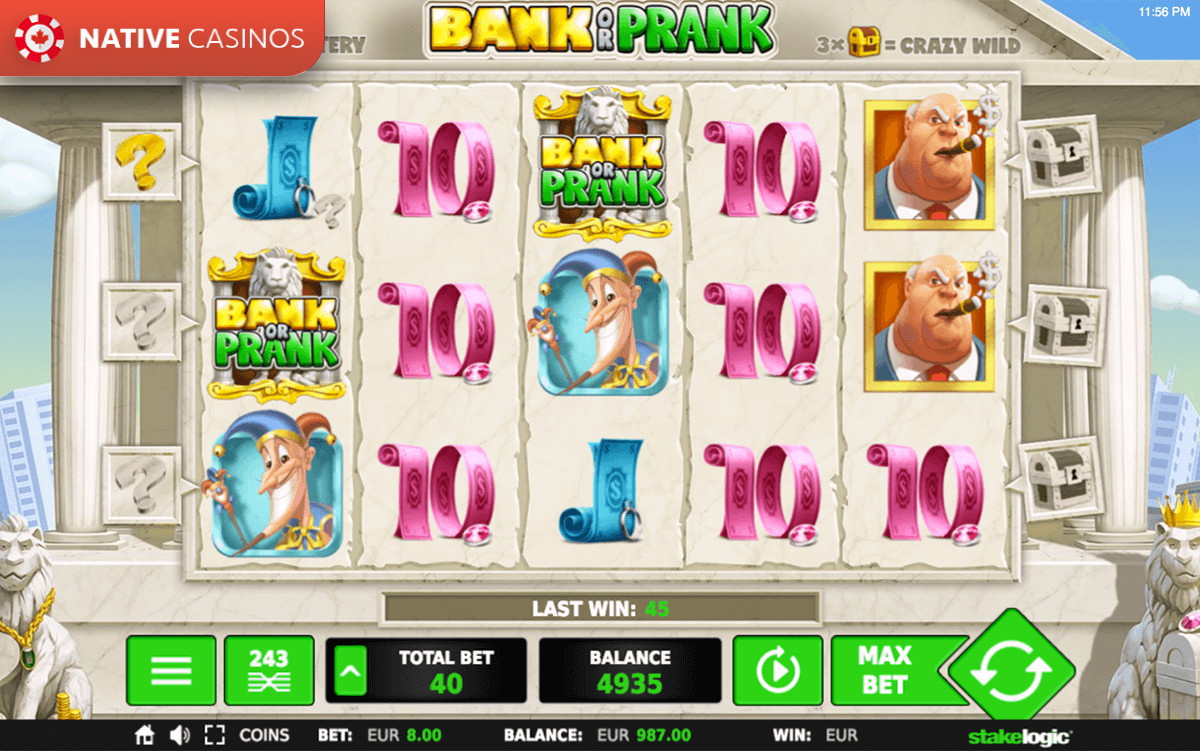 Play Bank or Prank By Stake Logic