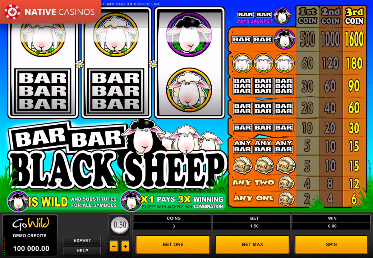 Play Bar-Bar-Black Sheep by Microgaming