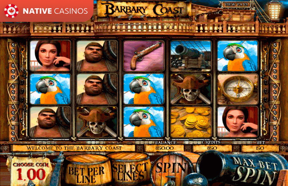 Play Barbary Coast By About BetSoft