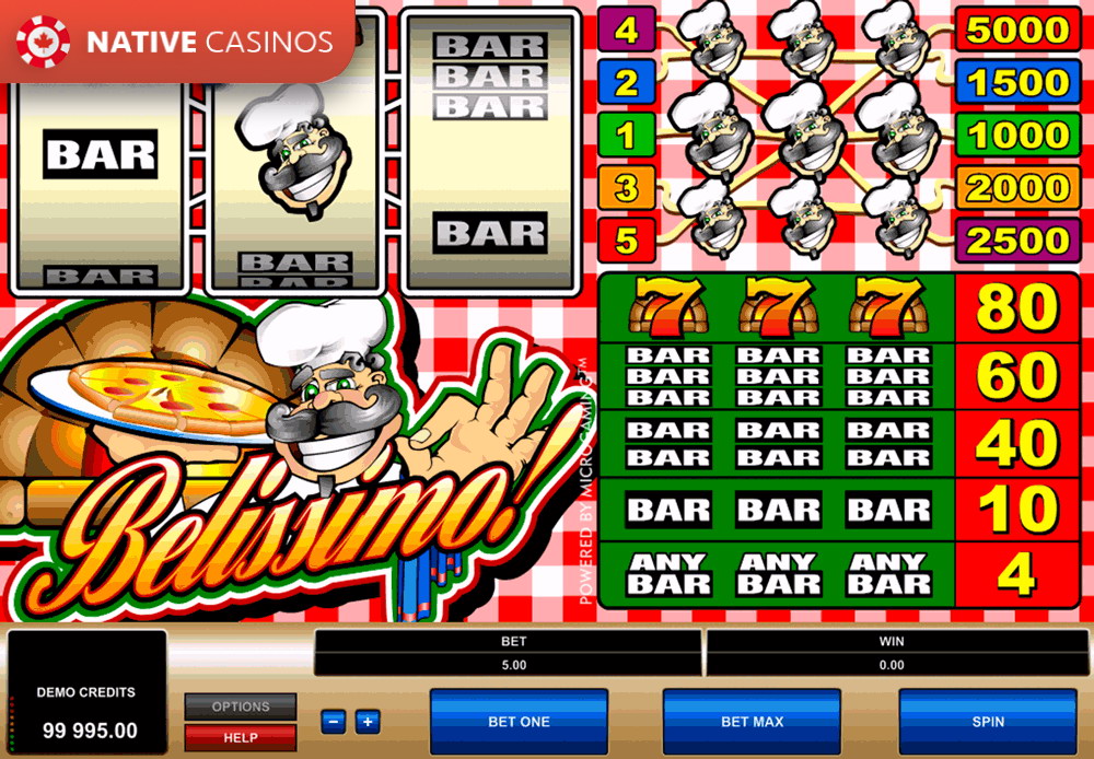 Play Belissimo by Microgaming