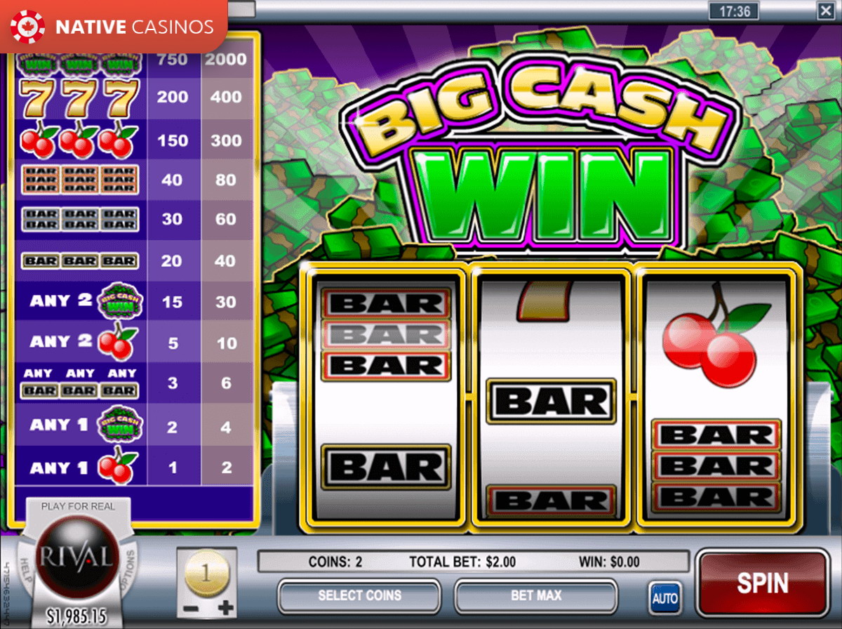 Play Big Cash Win By Rival