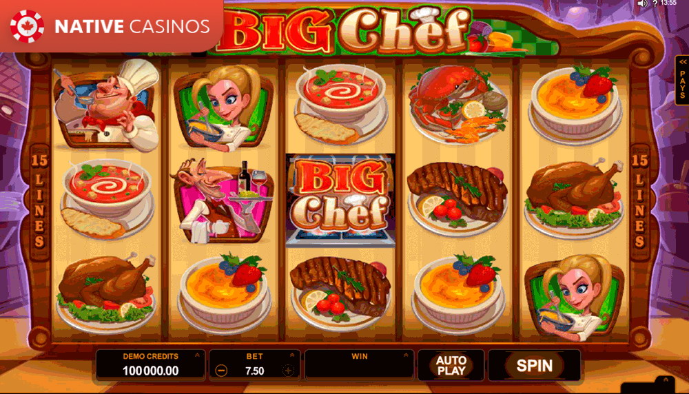 Play Big Chef by Microgaming