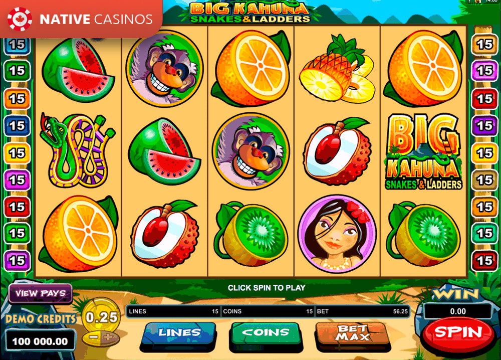 Play Big Kahuna Snakes and Ladders by Microgaming