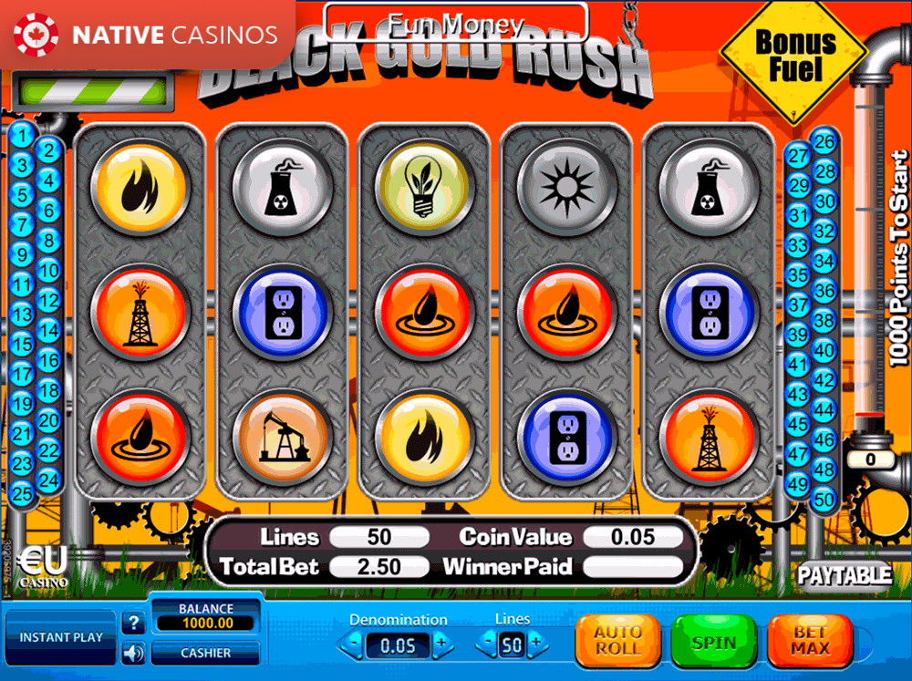 Play Black Gold Rush By SkillOnNet