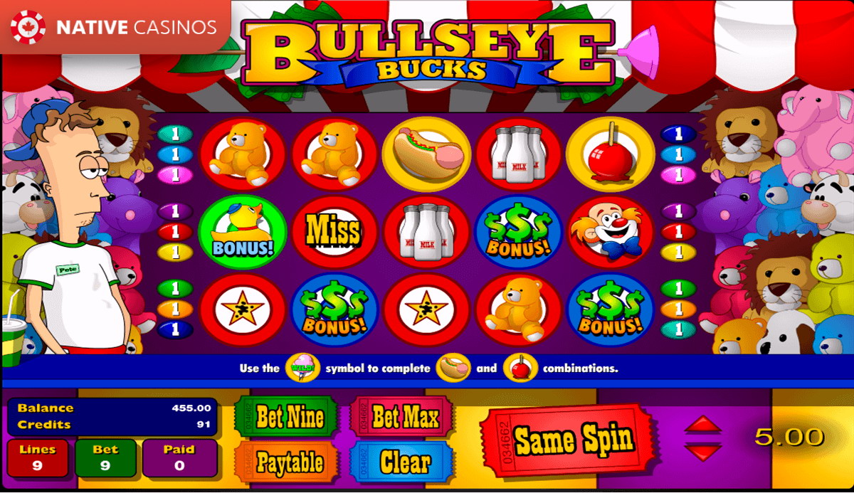 Play Bullseye Bucks By Amaya