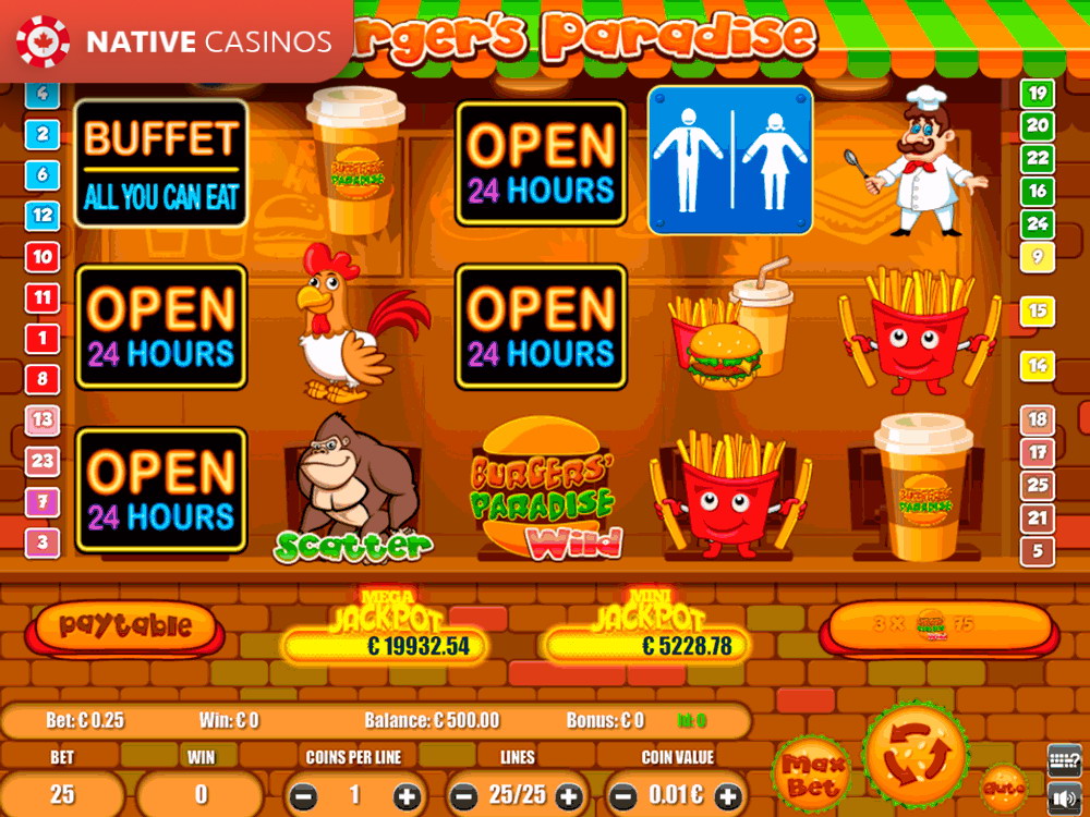 Play Burgers Paradise By Portomaso Gaming