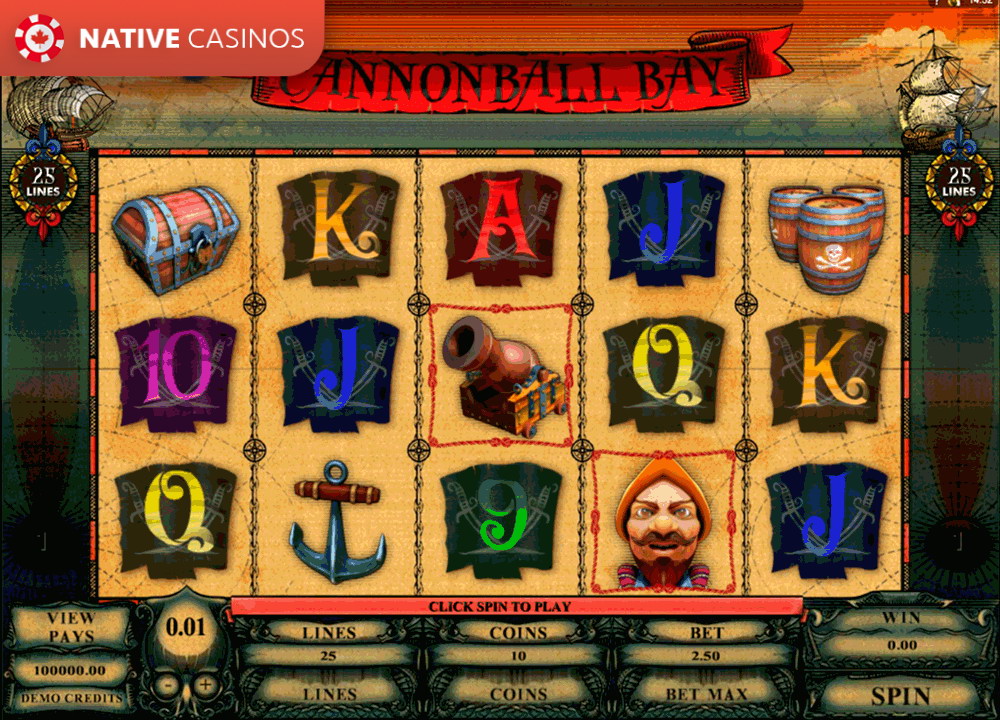 Play Cannonball Bay by Microgaming
