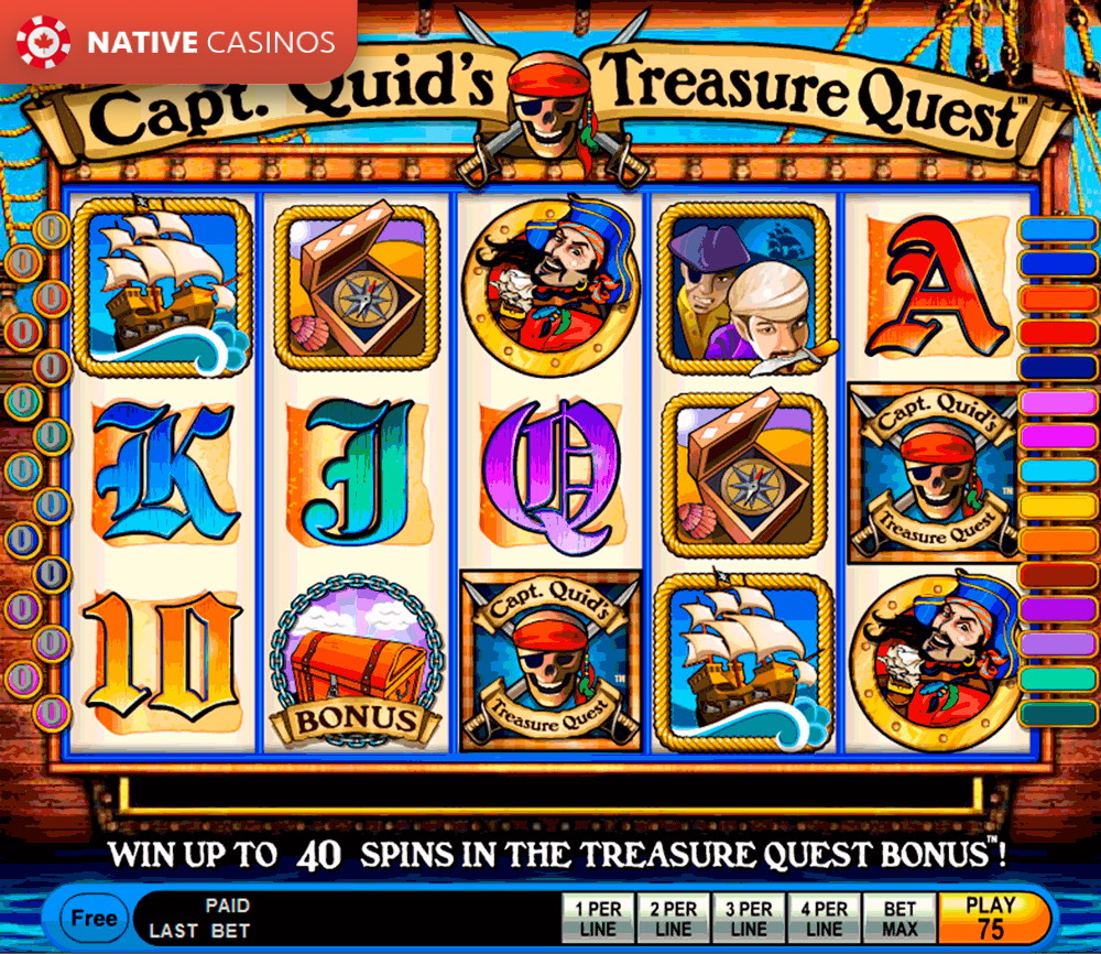 Play Capt. Quid’s Treasure Quest By IGT