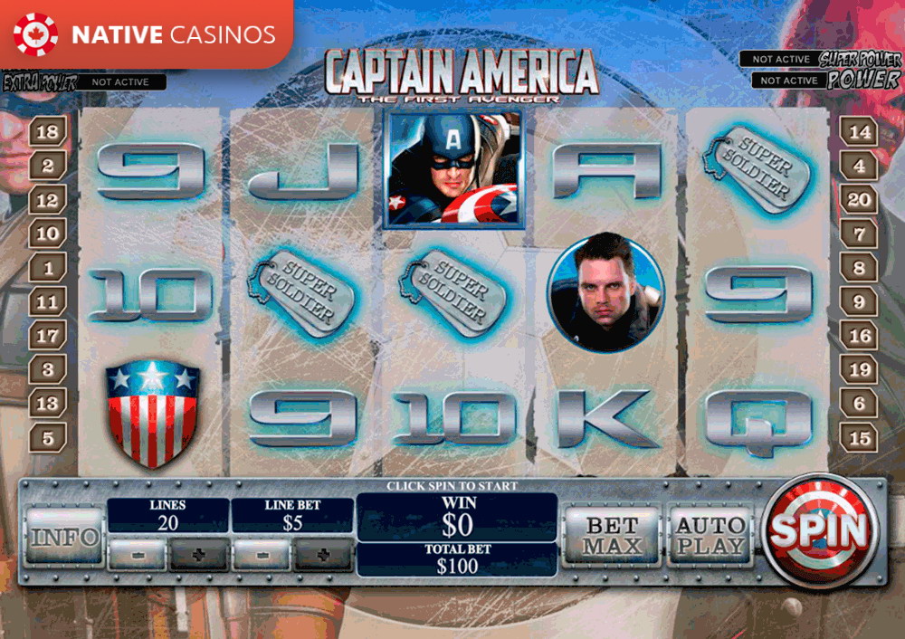 Play Captain America By PlayTech