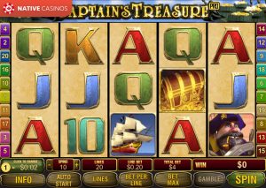 Captain’s Treasure Pro Slot by Playtech For Free