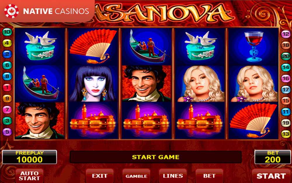 Play Casanova By Amatic Info