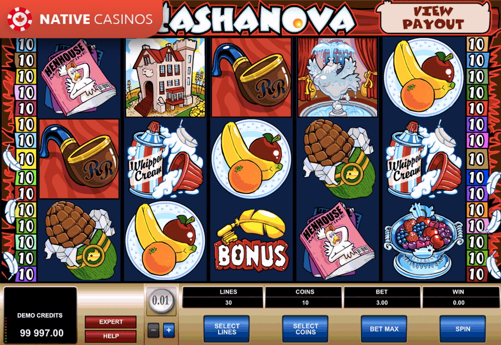 Play Cashanova by Microgaming