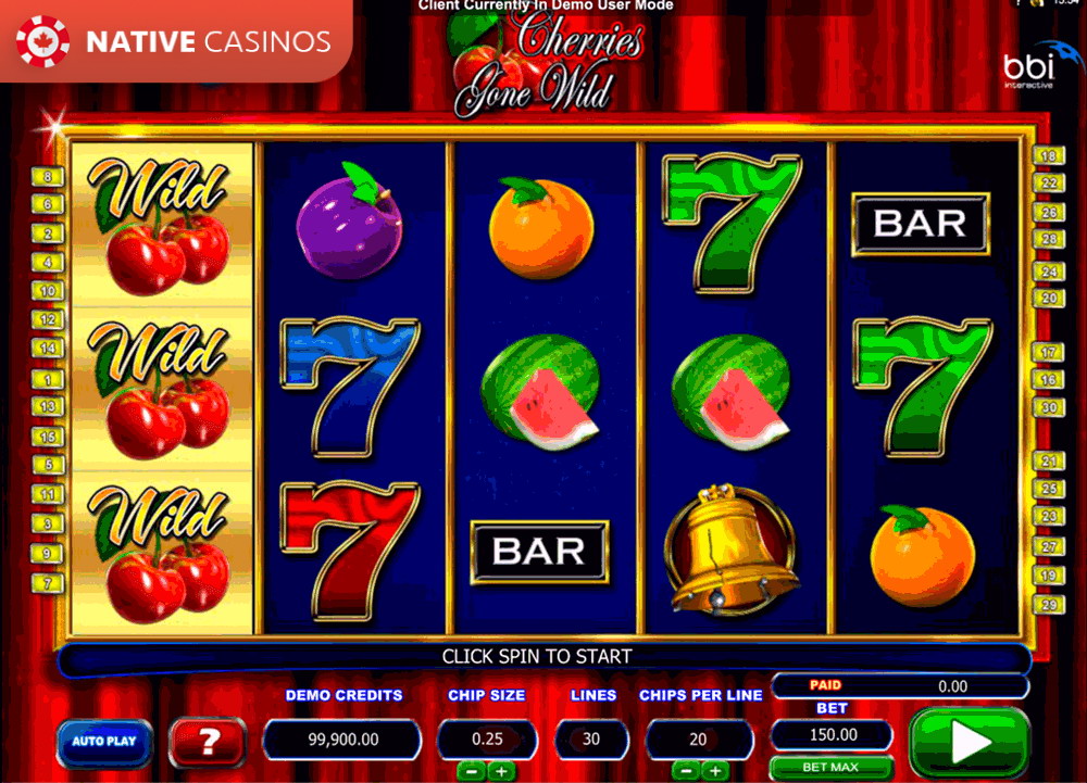 Play Cherries Gone Wild by Microgaming