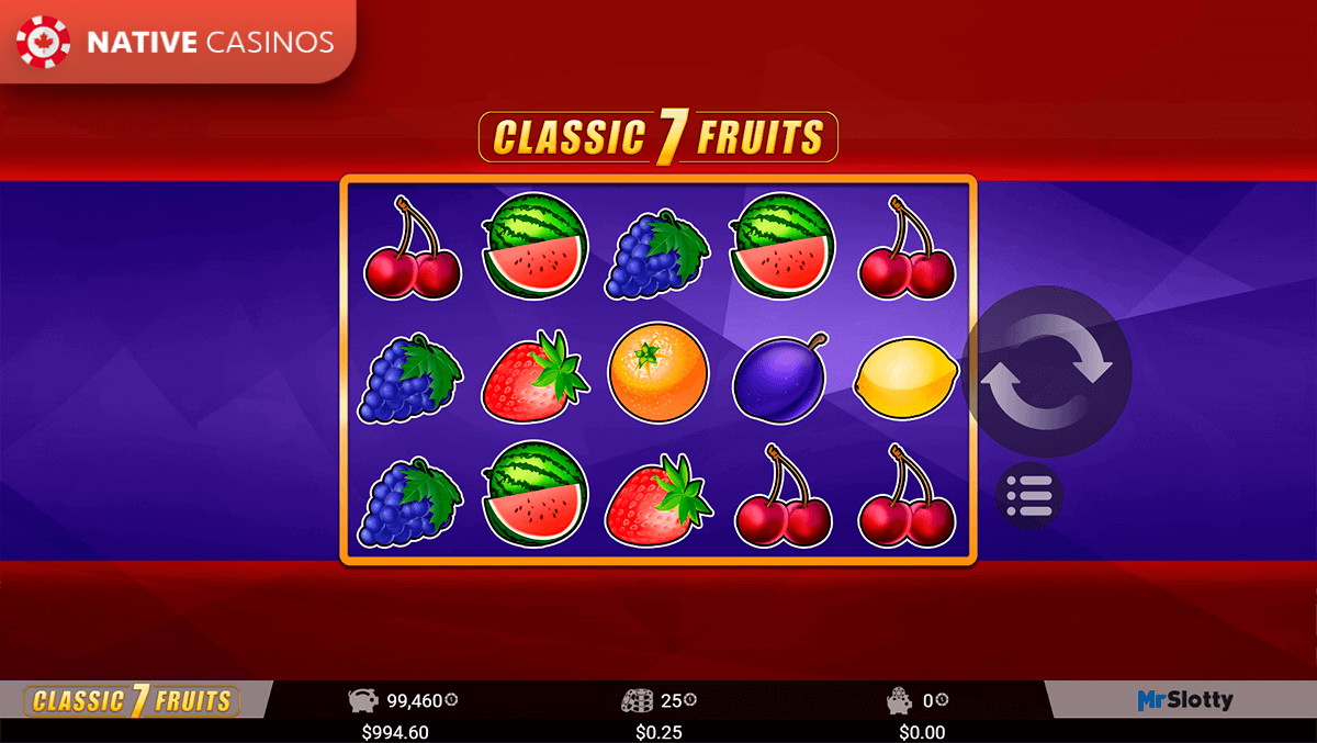 Play Classic 7 Fruits By MrSlotty