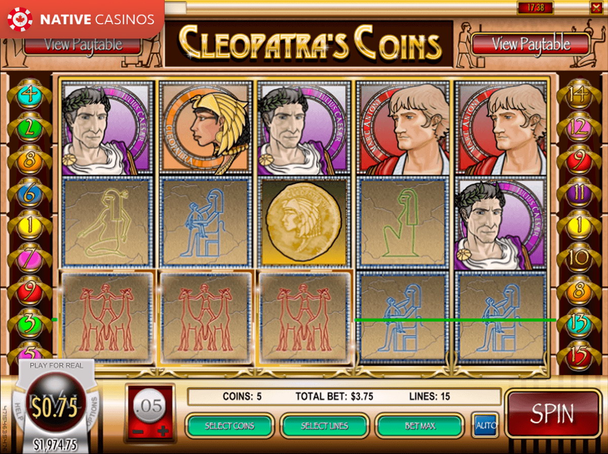 Play Cleopatra’s Coins By Rival