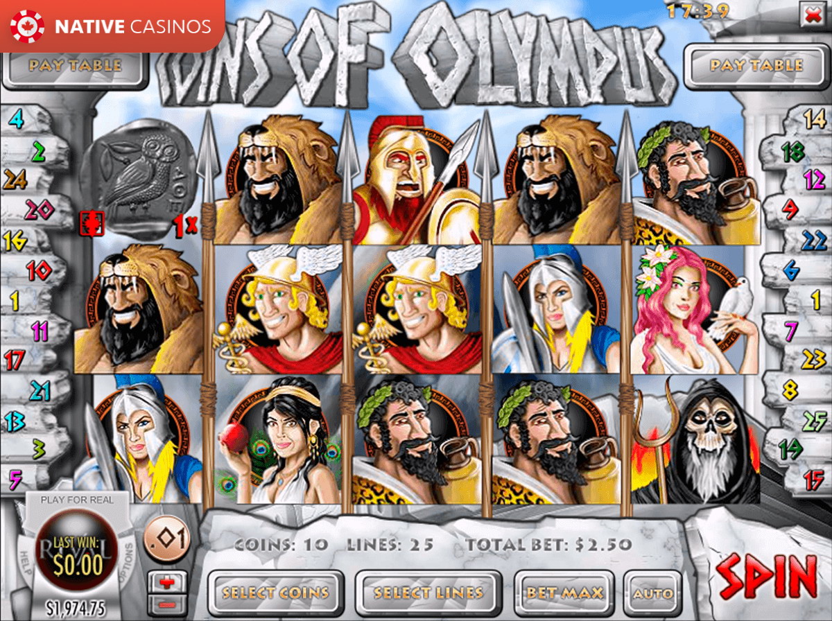 Play Coins of Olympus By Rival