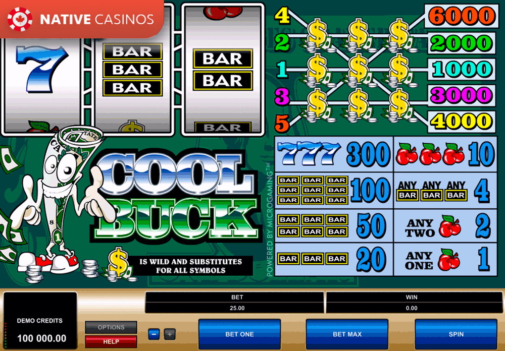 Play Cool Buck by Microgaming