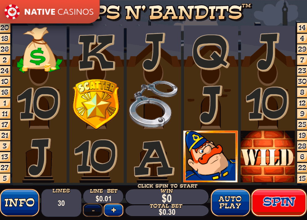 Play Cops N’ Bandits Slot by Playtech For Free