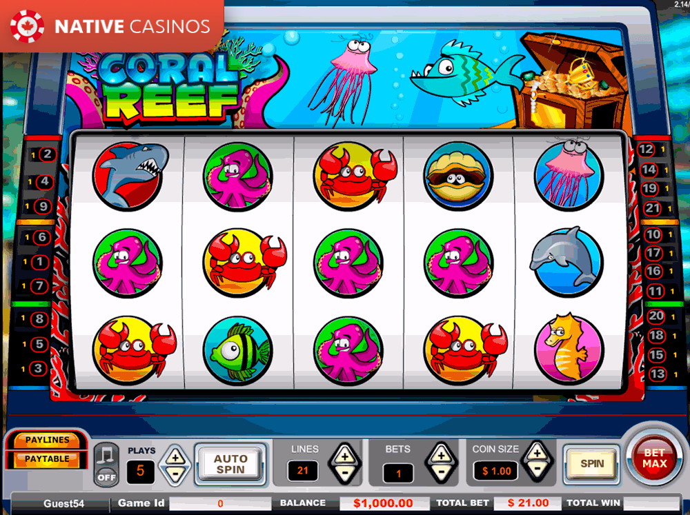 Play Coral Reef By Vista Gaming