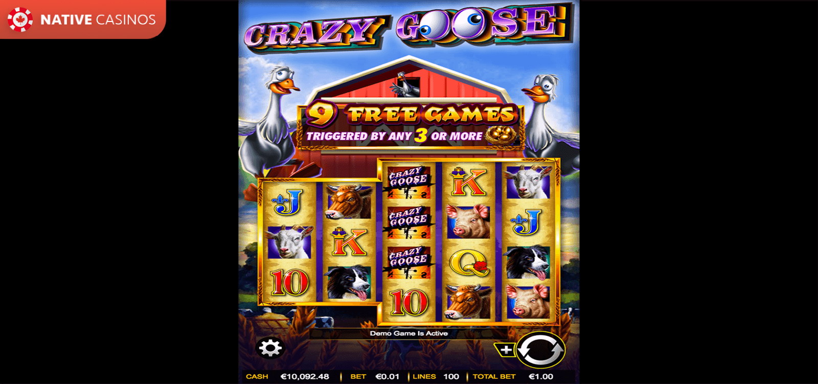 Play Crazy Goose By Ainsworth