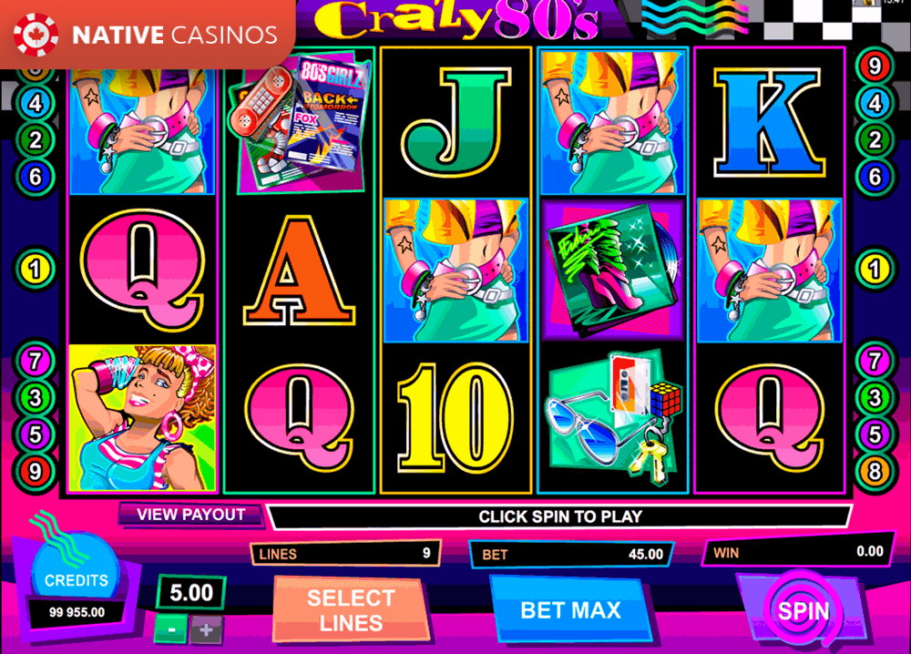 Play Crazy80’s by Microgaming