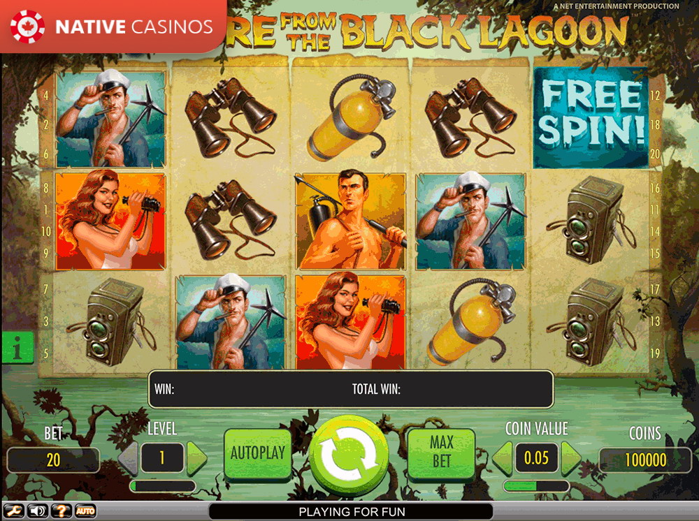 Play Creature from the Black Lagoon By NetEnt