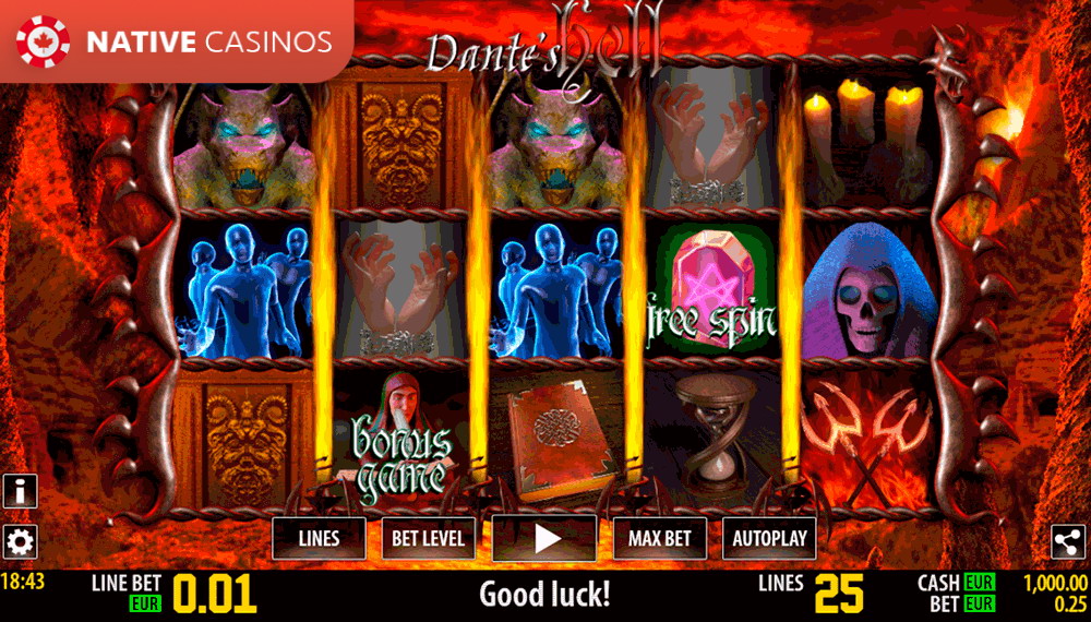 Dante Hell HD Slot Machine With No Download