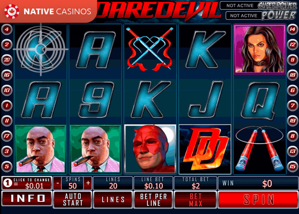 Play Daredevil By PlayTech