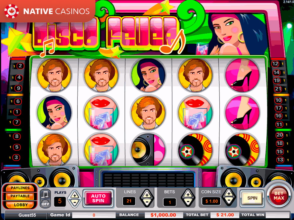 Play Disco Fever By Vista Gaming