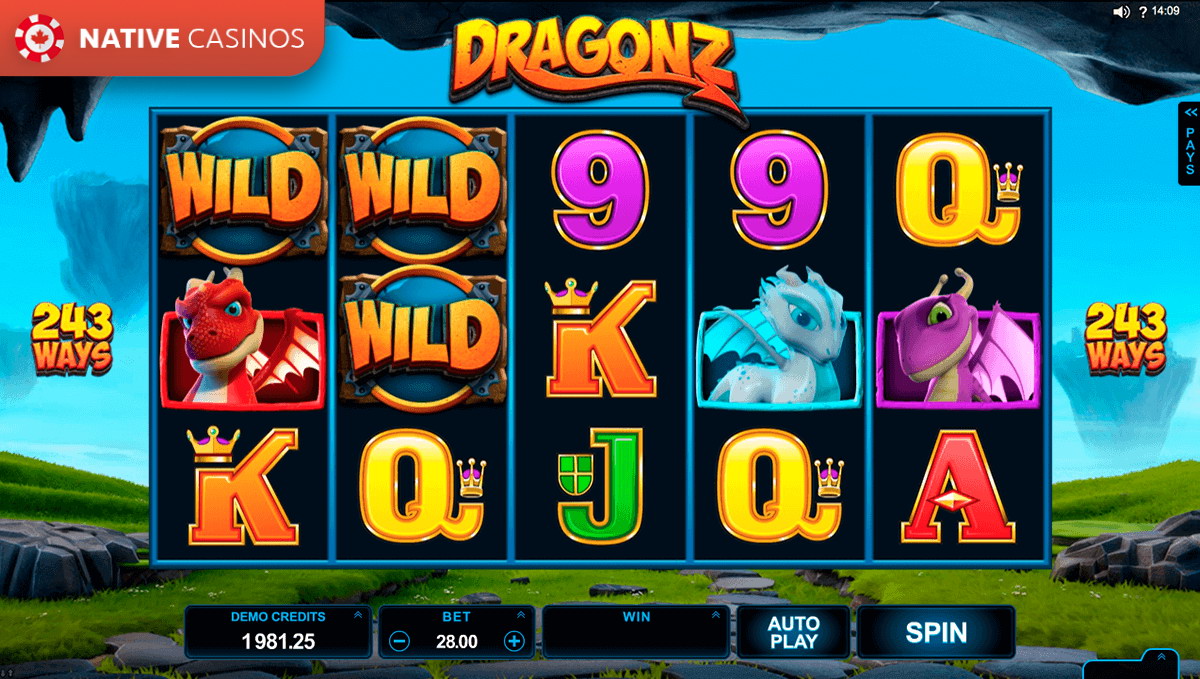 Play Dragonz by Microgaming