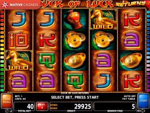 Duck of Luck returns By Casino Technology