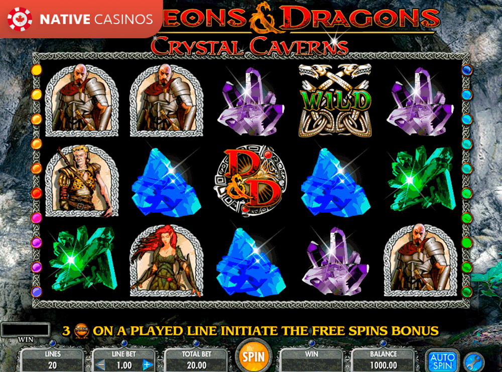 Play Dungeons and Dragons: Crystal Caverns By IGT