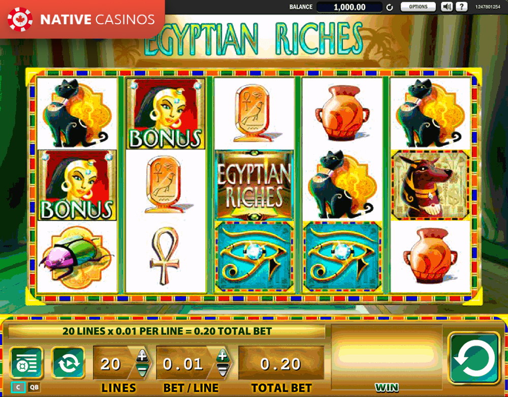 Play Egyptian Riches By About WMS