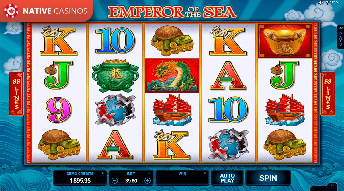 Play Emperor of the Sea by Microgaming