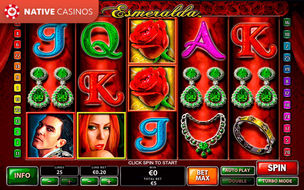 Play Esmeralda Slot Online by PlayTech For Free
