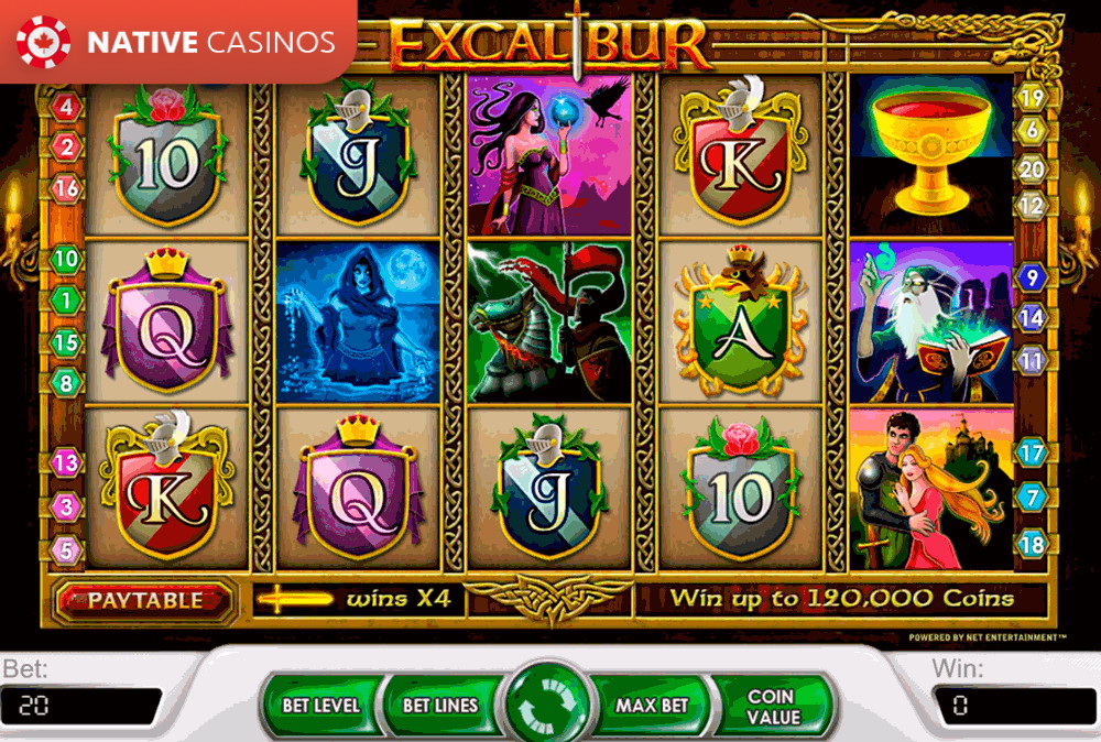 Play Excalibur By NetEnt