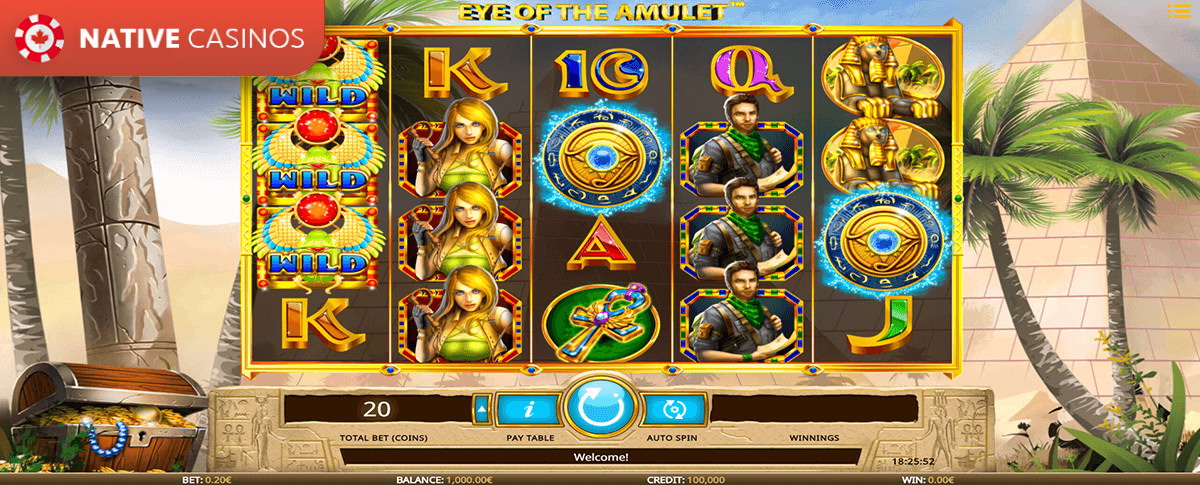 Play Eye of the Amulet Slot by iSoftBet For Free