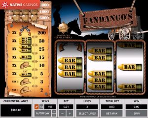 Fandango’s 3 Reels By Pragmatic Play Info