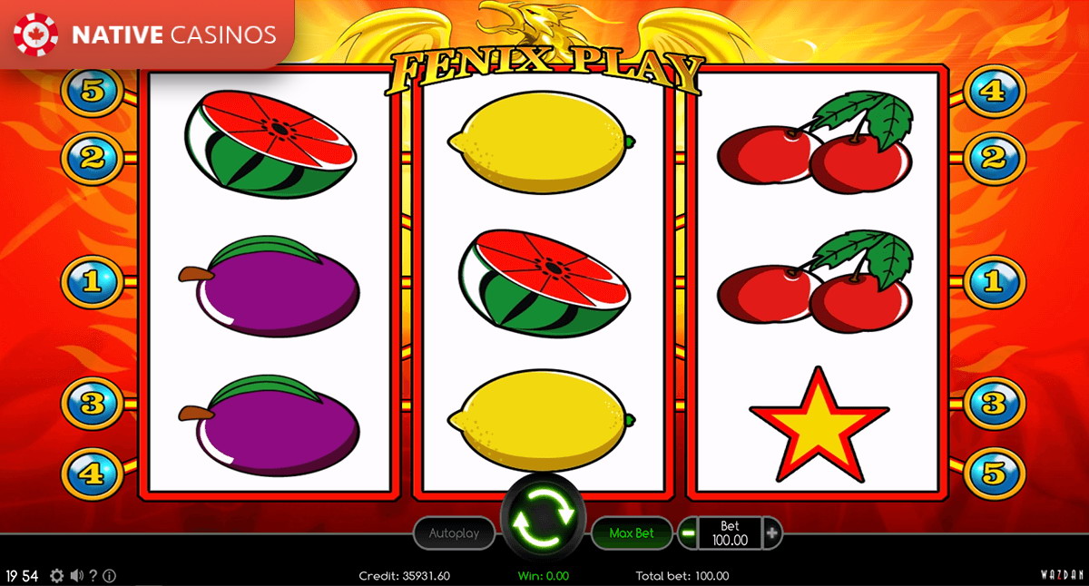 Play Fenix Play Slot Online by Wazdan For Free